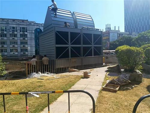 全鋼開式冷卻塔外觀防腐表面處理(橫流開式冷卻塔原