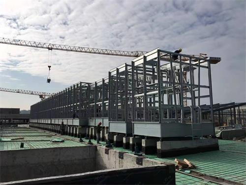 冷卻塔排水不凈的原因分析,屋面冷卻塔排水圖片