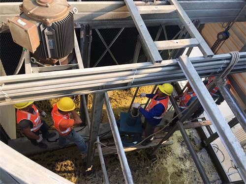 橫流式冷卻塔的排放計算方法是什么?(冷卻塔保有水量