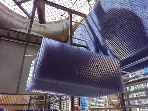 冷卻塔的主要組成部分,冷卻塔的組成與工作原理