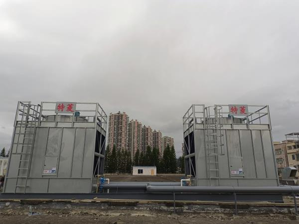 橫流冷卻塔薄膜式填料成型過程(橫流式冷卻塔結構)